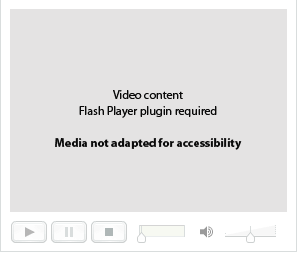 Video content requires Flash Player � Media not adapted for accessibility