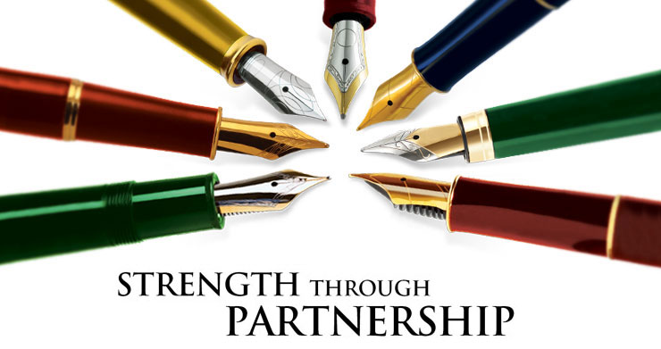 Pens picture: Stength Through Partnership